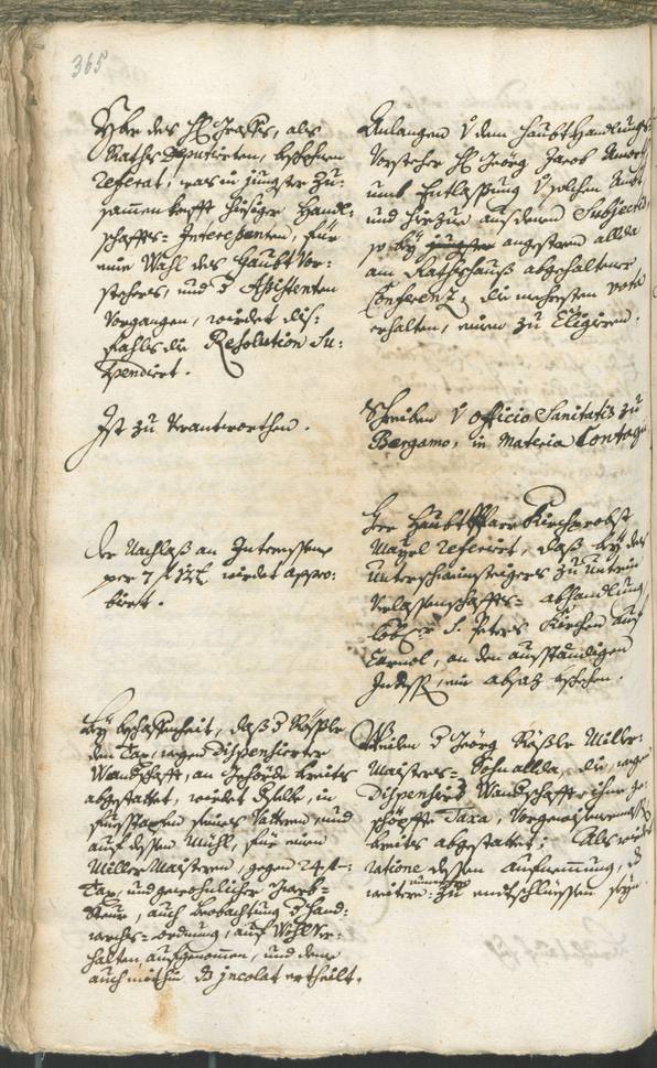 Stadtarchiv Bozen - BOhisto Ratsprotokoll 1750/53 