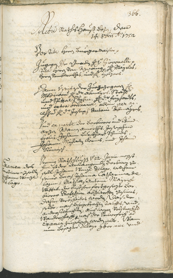 Civic Archives of Bozen-Bolzano - BOhisto Ratsprotokoll 1750/53 