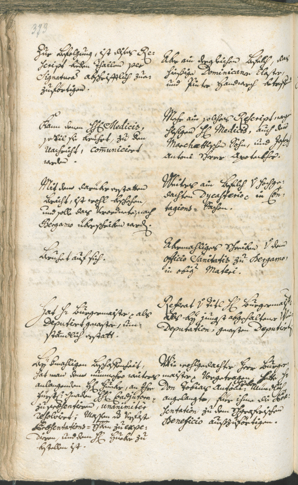 Stadtarchiv Bozen - BOhisto Ratsprotokoll 1750/53 