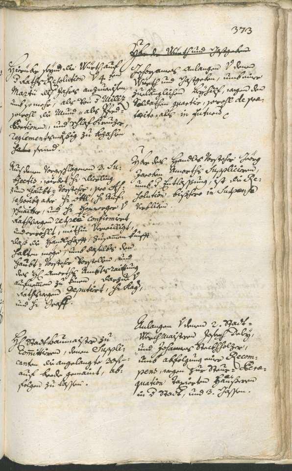 Civic Archives of Bozen-Bolzano - BOhisto Ratsprotokoll 1750/53 