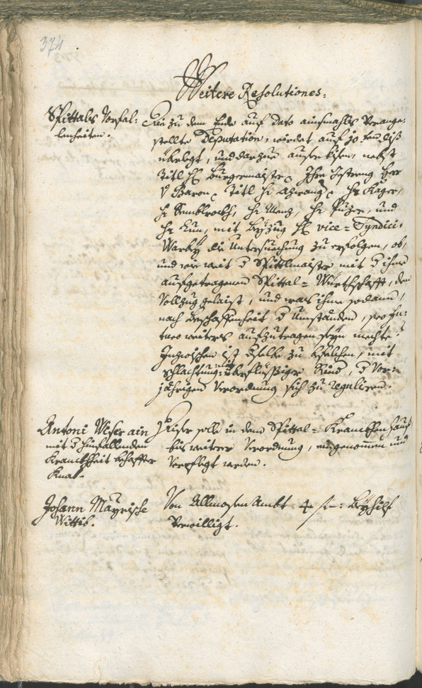 Archivio Storico della Città di Bolzano - BOhisto protocollo consiliare 1750/53 