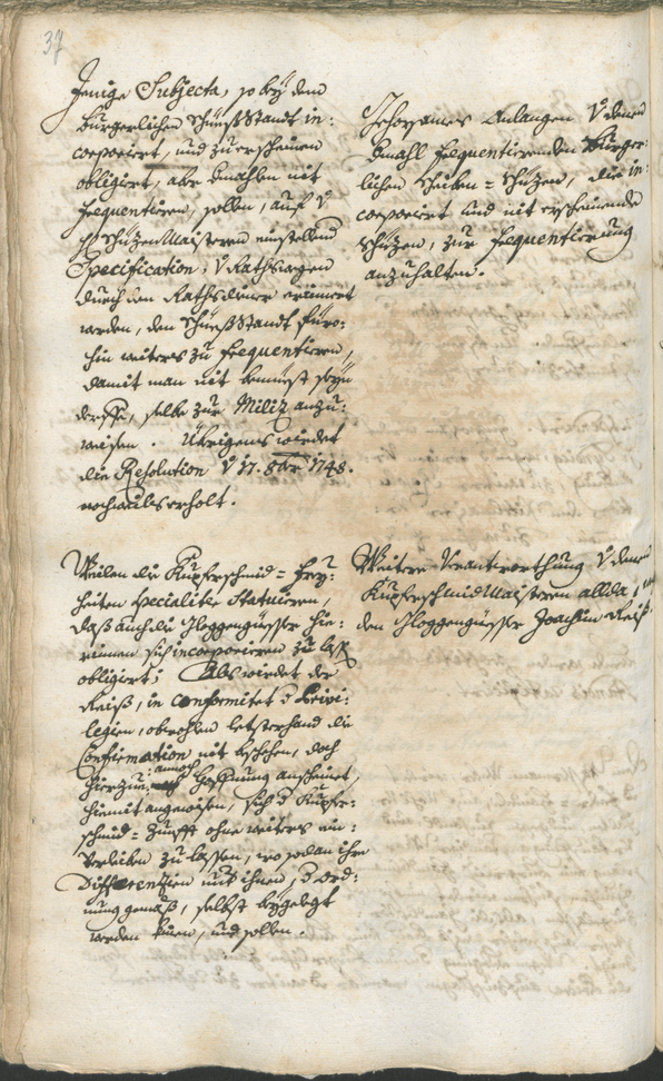 Civic Archives of Bozen-Bolzano - BOhisto Ratsprotokoll 1750/53 