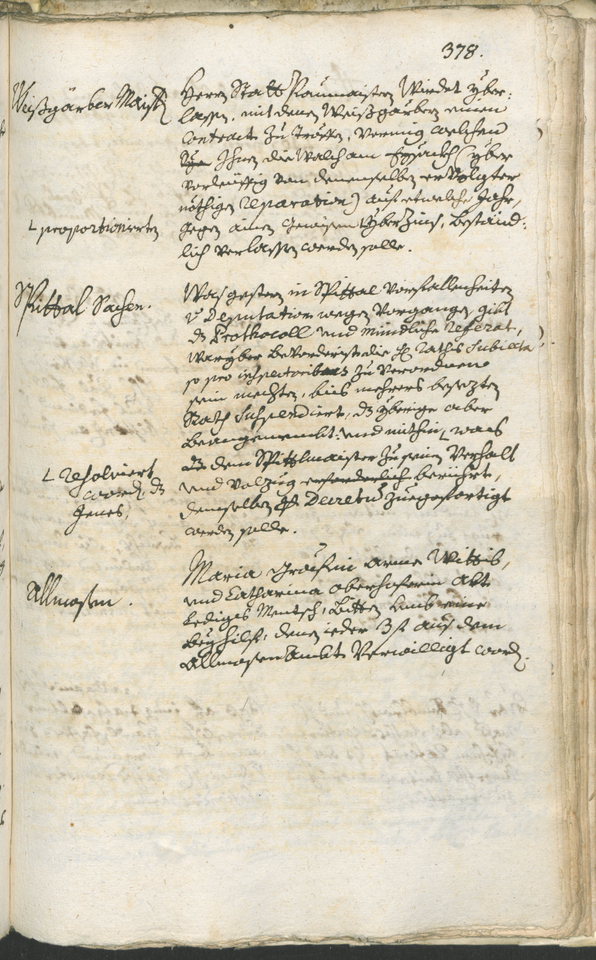 Archivio Storico della Città di Bolzano - BOhisto protocollo consiliare 1750/53 