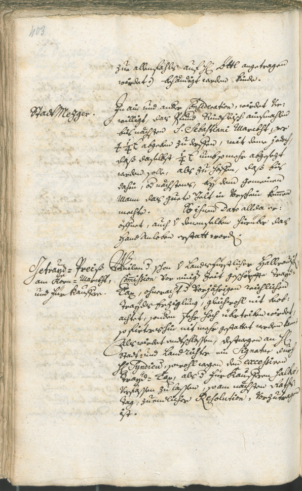 Archivio Storico della Città di Bolzano - BOhisto protocollo consiliare 1750/53 