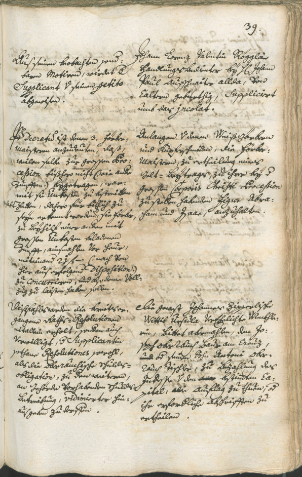 Stadtarchiv Bozen - BOhisto Ratsprotokoll 1750/53 