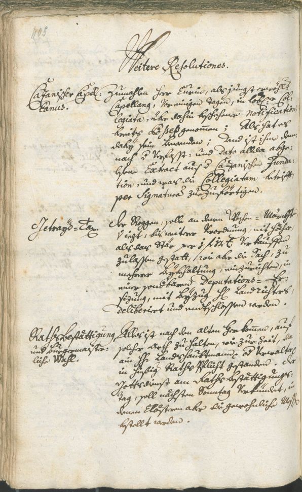 Civic Archives of Bozen-Bolzano - BOhisto Ratsprotokoll 1750/53 