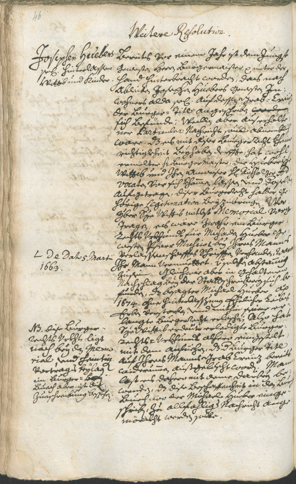 Archivio Storico della Città di Bolzano - BOhisto protocollo consiliare 1750/53 