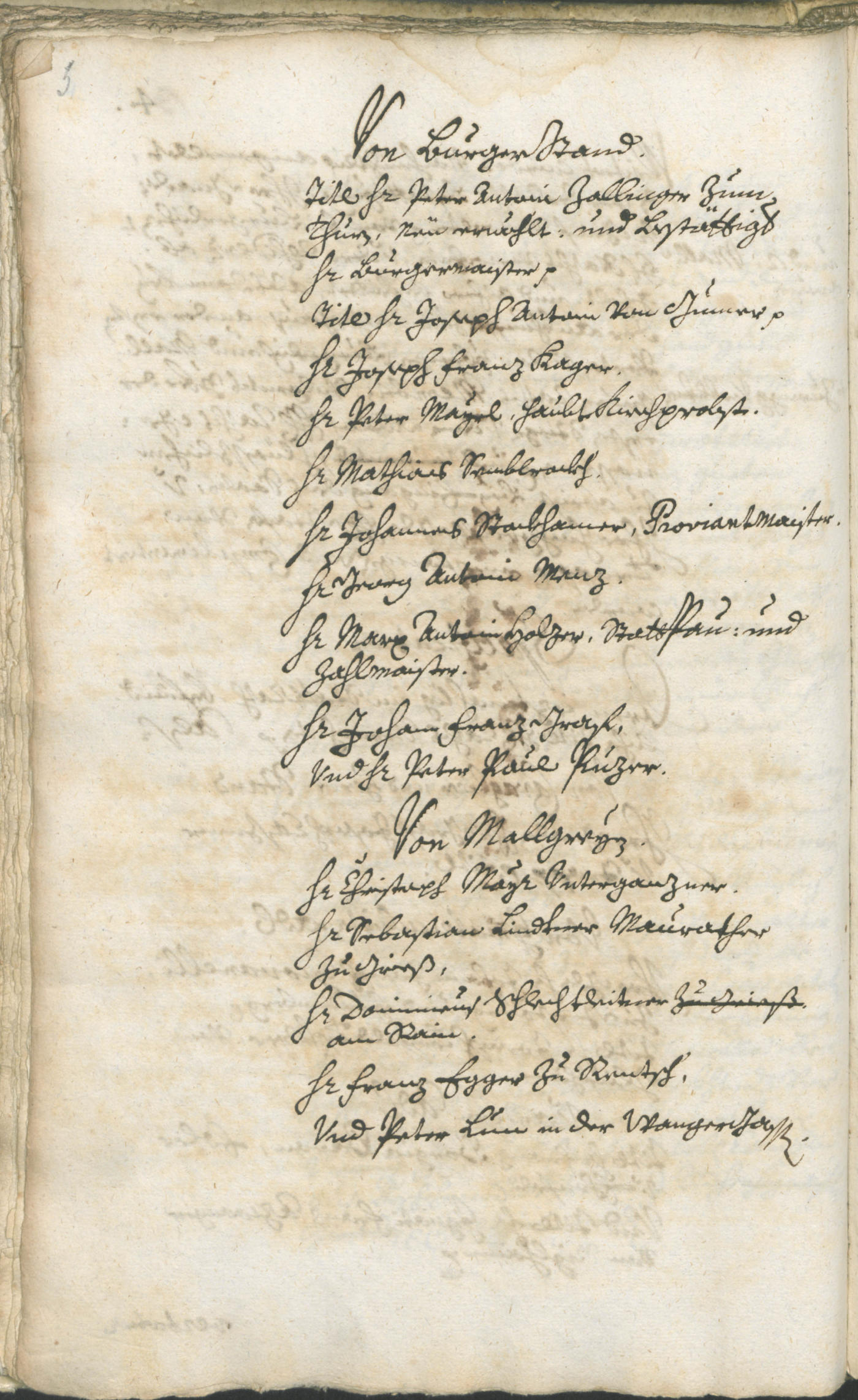 Stadtarchiv Bozen - BOhisto Ratsprotokoll 1750/53 