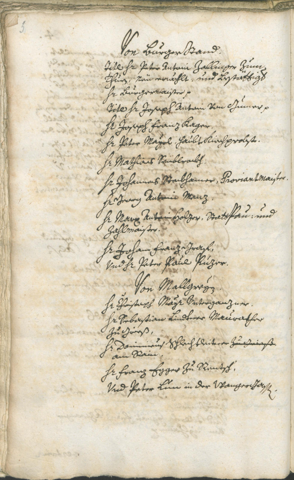 Stadtarchiv Bozen - BOhisto Ratsprotokoll 1750/53 