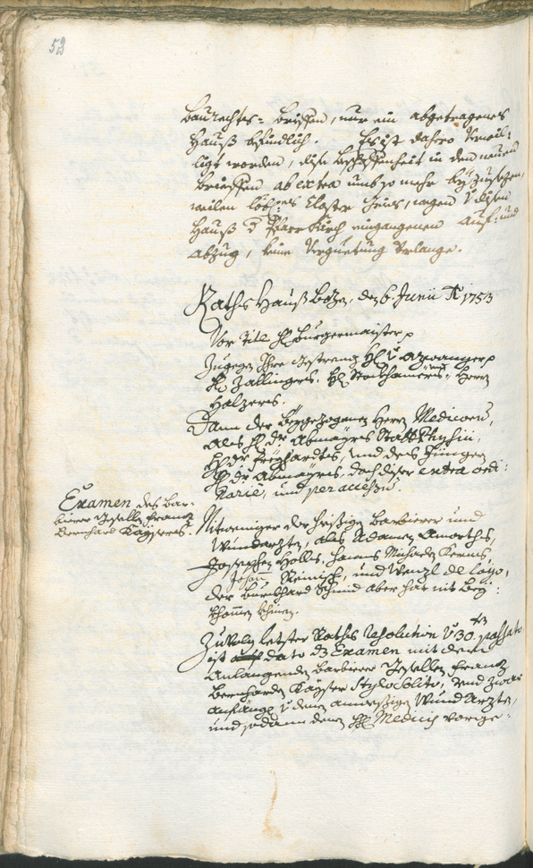 Archivio Storico della Città di Bolzano - BOhisto protocollo consiliare 1753/56 