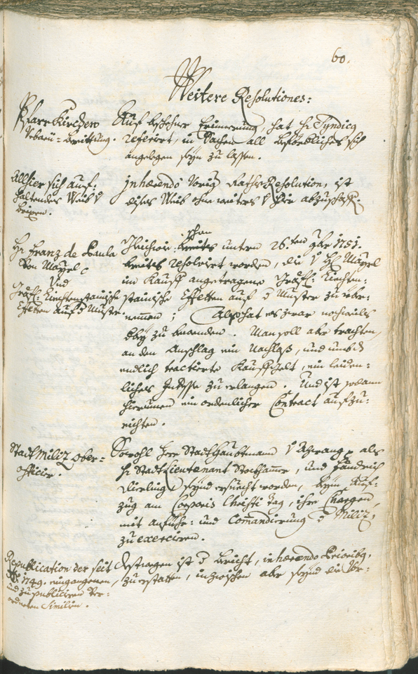 Civic Archives of Bozen-Bolzano - BOhisto Ratsprotokoll 1753/56 