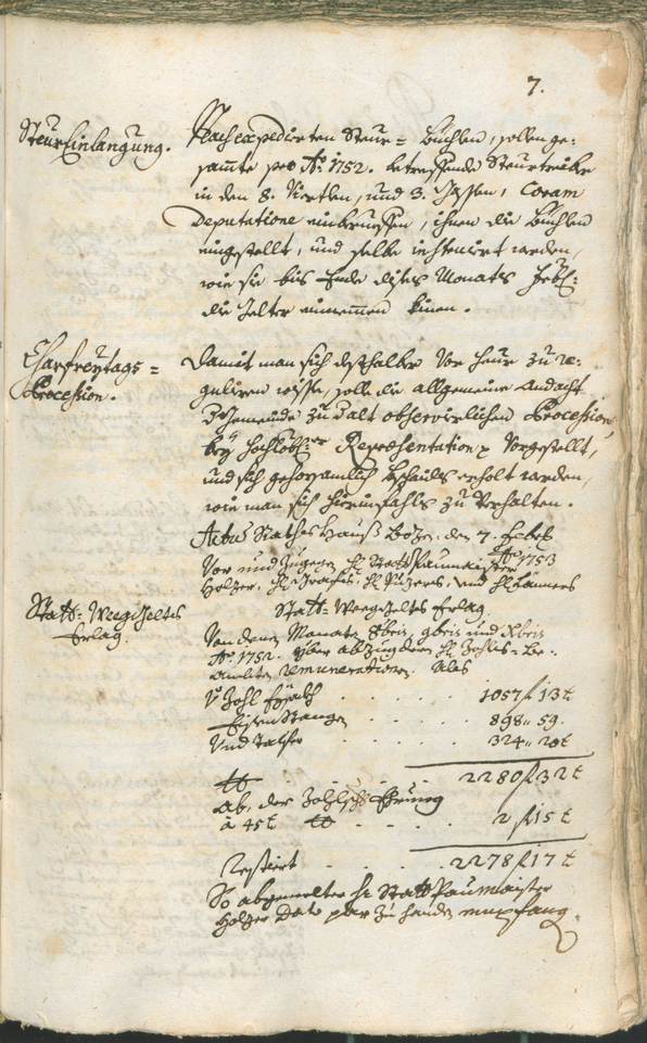 Archivio Storico della Città di Bolzano - BOhisto protocollo consiliare 1753/56 