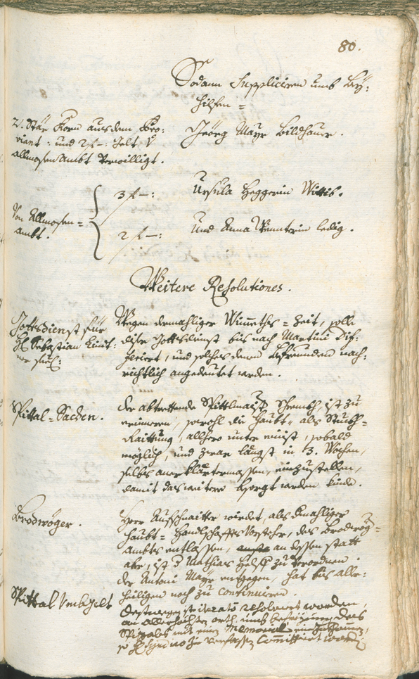 Civic Archives of Bozen-Bolzano - BOhisto Ratsprotokoll 1753/56 