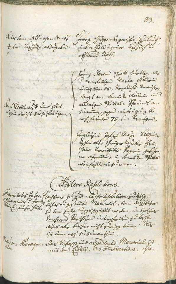 Archivio Storico della Città di Bolzano - BOhisto protocollo consiliare 1753/56 