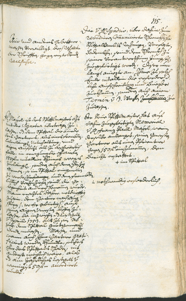 Civic Archives of Bozen-Bolzano - BOhisto Ratsprotokoll 1753/56 