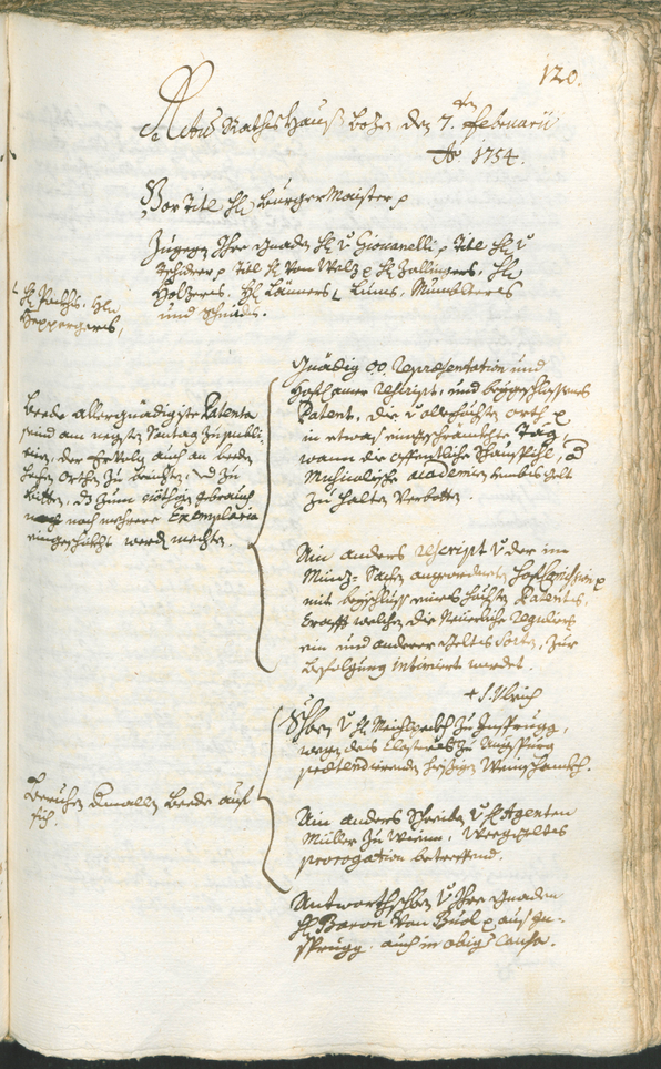 Civic Archives of Bozen-Bolzano - BOhisto Ratsprotokoll 1753/56 