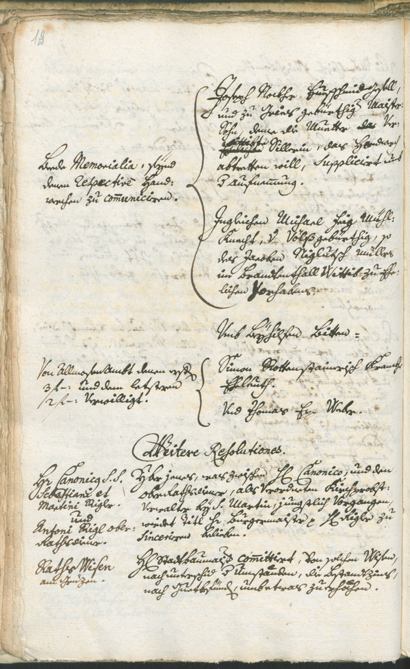 Stadtarchiv Bozen - BOhisto Ratsprotokoll 1753/56 