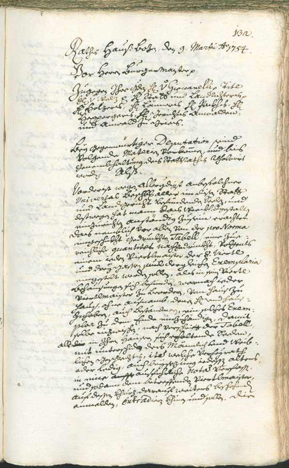 Civic Archives of Bozen-Bolzano - BOhisto Ratsprotokoll 1753/56 