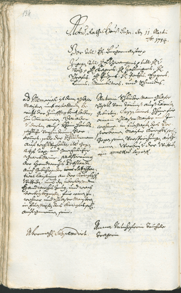 Archivio Storico della Città di Bolzano - BOhisto protocollo consiliare 1753/56 