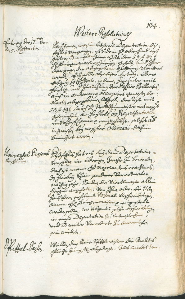 Stadtarchiv Bozen - BOhisto Ratsprotokoll 1753/56 