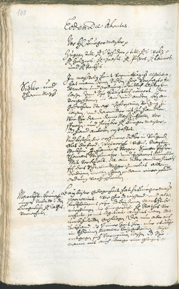 Archivio Storico della Città di Bolzano - BOhisto protocollo consiliare 1753/56 