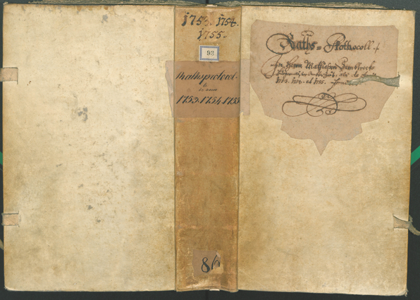 Archivio Storico della Città di Bolzano - BOhisto protocollo consiliare 1753/56 