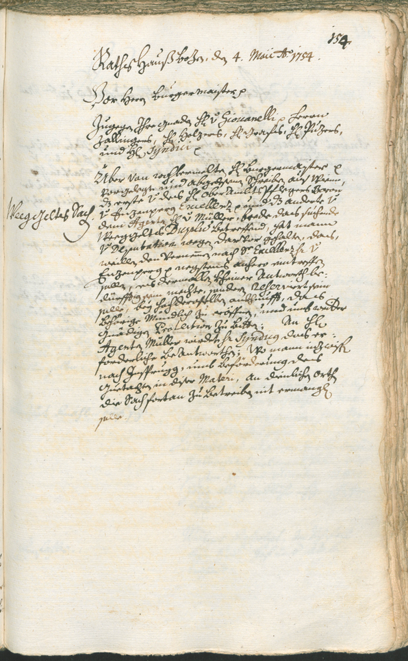 Archivio Storico della Città di Bolzano - BOhisto protocollo consiliare 1753/56 