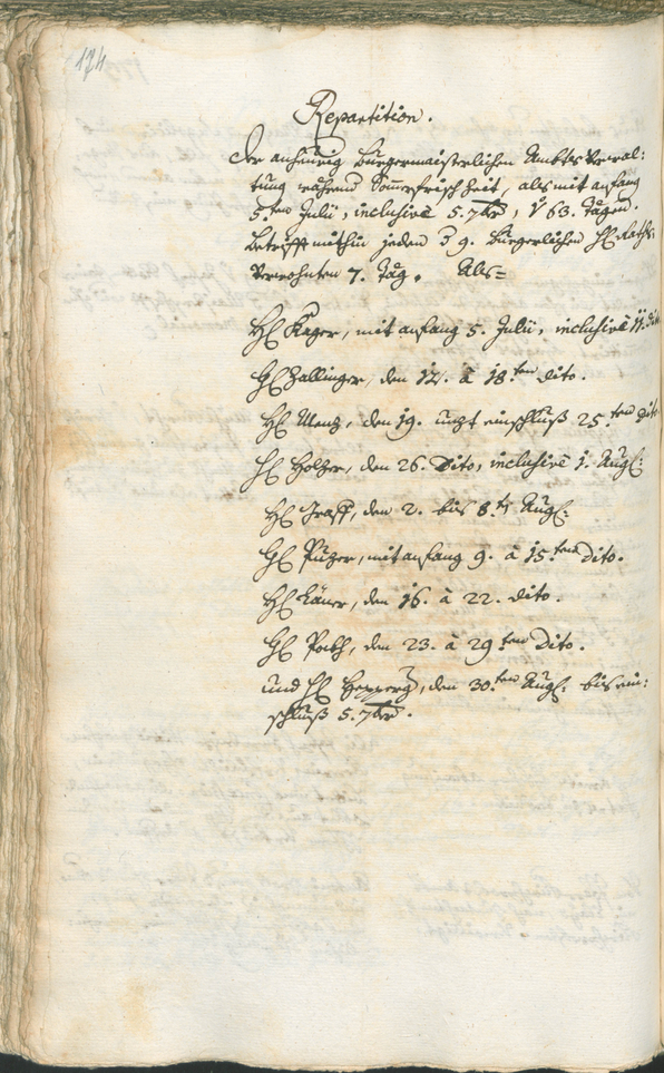 Archivio Storico della Città di Bolzano - BOhisto protocollo consiliare 1753/56 