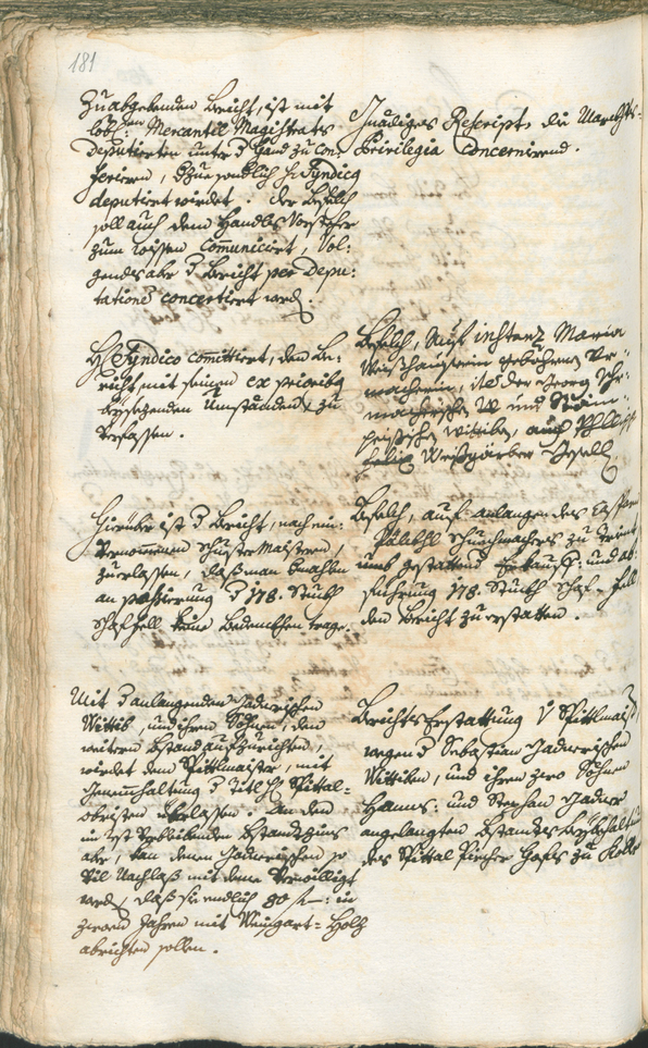 Civic Archives of Bozen-Bolzano - BOhisto Ratsprotokoll 1753/56 