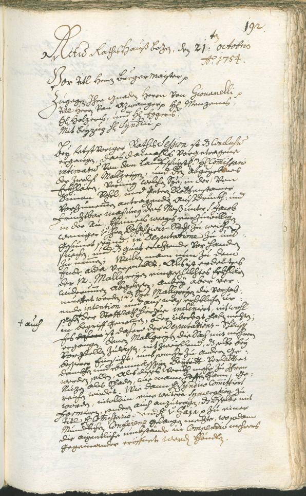 Civic Archives of Bozen-Bolzano - BOhisto Ratsprotokoll 1753/56 