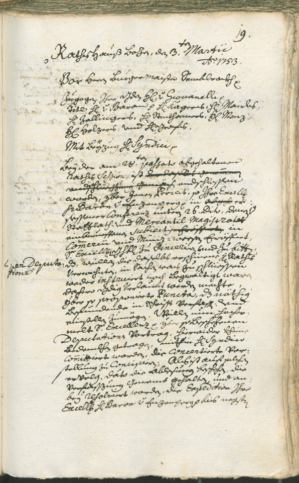 Archivio Storico della Città di Bolzano - BOhisto protocollo consiliare 1753/56 