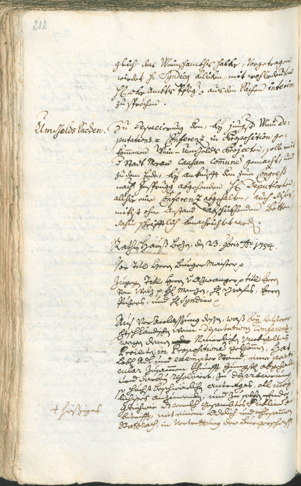 Archivio Storico della Città di Bolzano - BOhisto protocollo consiliare 1753/56 