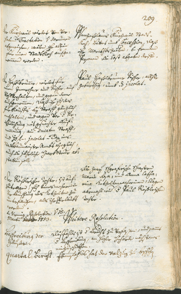 Archivio Storico della Città di Bolzano - BOhisto protocollo consiliare 1753/56 