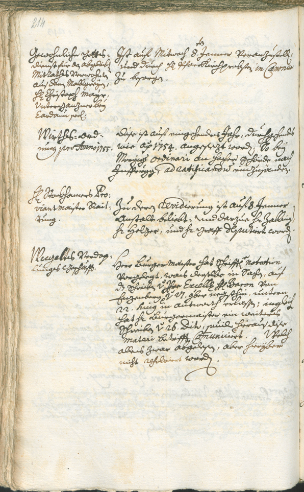 Civic Archives of Bozen-Bolzano - BOhisto Ratsprotokoll 1753/56 