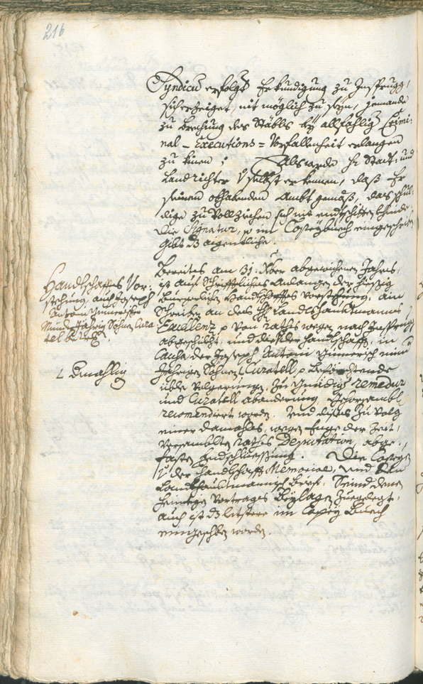 Stadtarchiv Bozen - BOhisto Ratsprotokoll 1753/56 