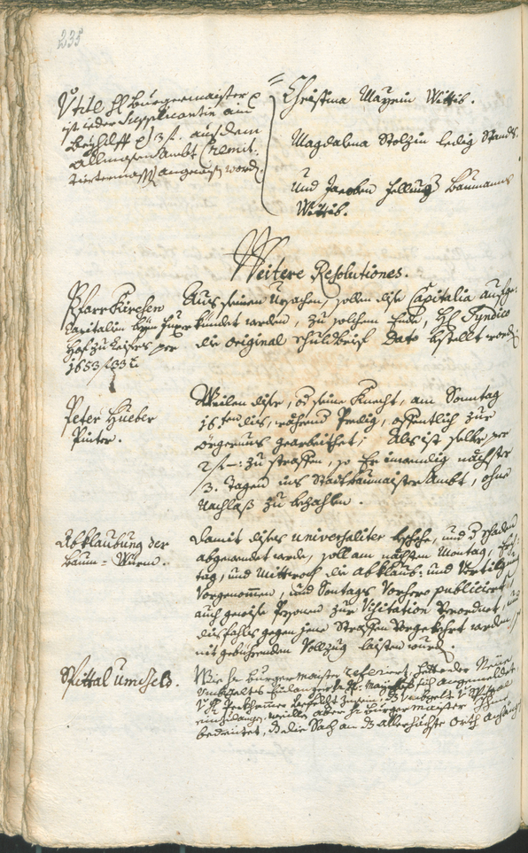 Civic Archives of Bozen-Bolzano - BOhisto Ratsprotokoll 1753/56 