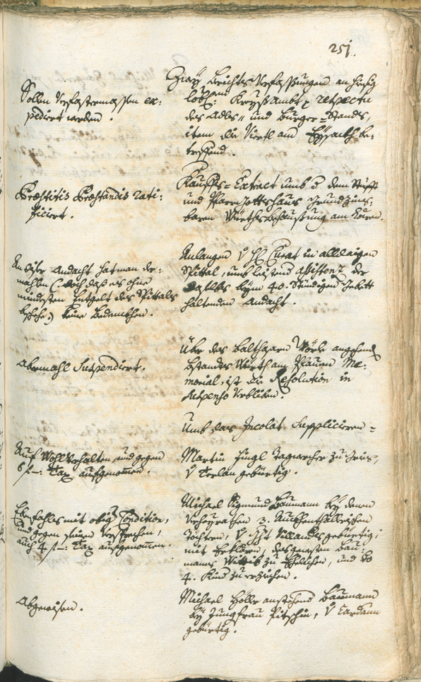 Stadtarchiv Bozen - BOhisto Ratsprotokoll 1753/56 