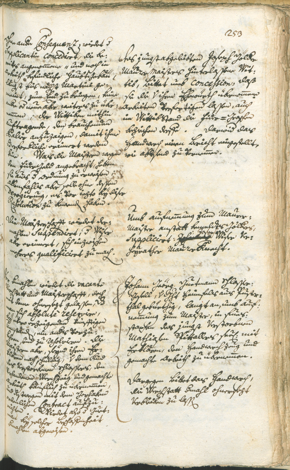 Stadtarchiv Bozen - BOhisto Ratsprotokoll 1753/56 