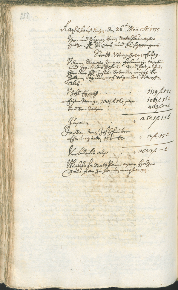 Civic Archives of Bozen-Bolzano - BOhisto Ratsprotokoll 1753/56 