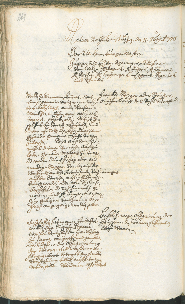 Civic Archives of Bozen-Bolzano - BOhisto Ratsprotokoll 1753/56 