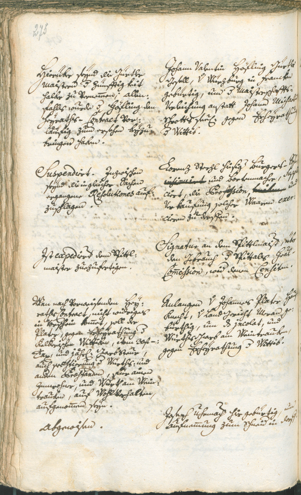 Stadtarchiv Bozen - BOhisto Ratsprotokoll 1753/56 