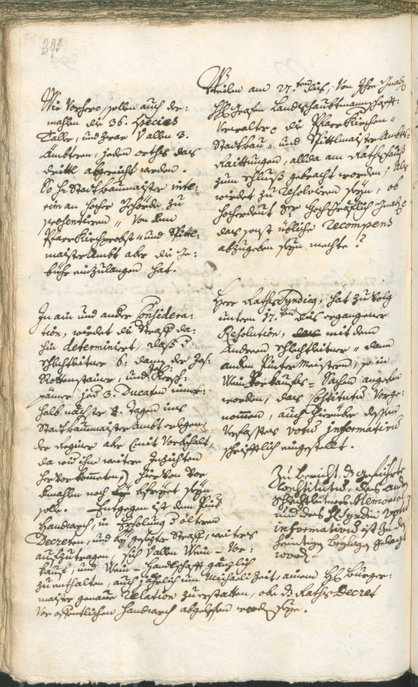 Archivio Storico della Città di Bolzano - BOhisto protocollo consiliare 1753/56 