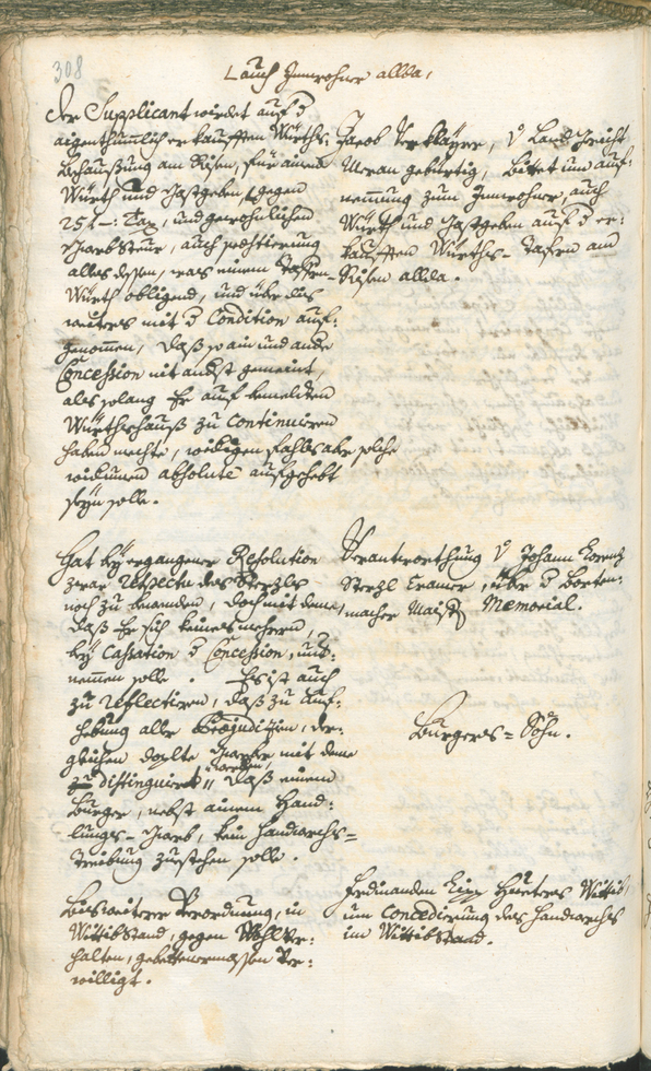 Stadtarchiv Bozen - BOhisto Ratsprotokoll 1753/56 