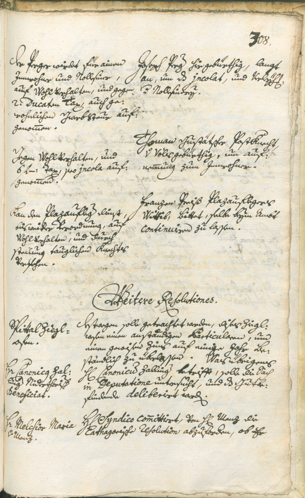 Stadtarchiv Bozen - BOhisto Ratsprotokoll 1753/56 