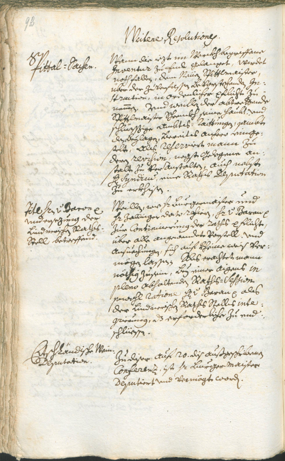Stadtarchiv Bozen - BOhisto Ratsprotokoll 1753/56 