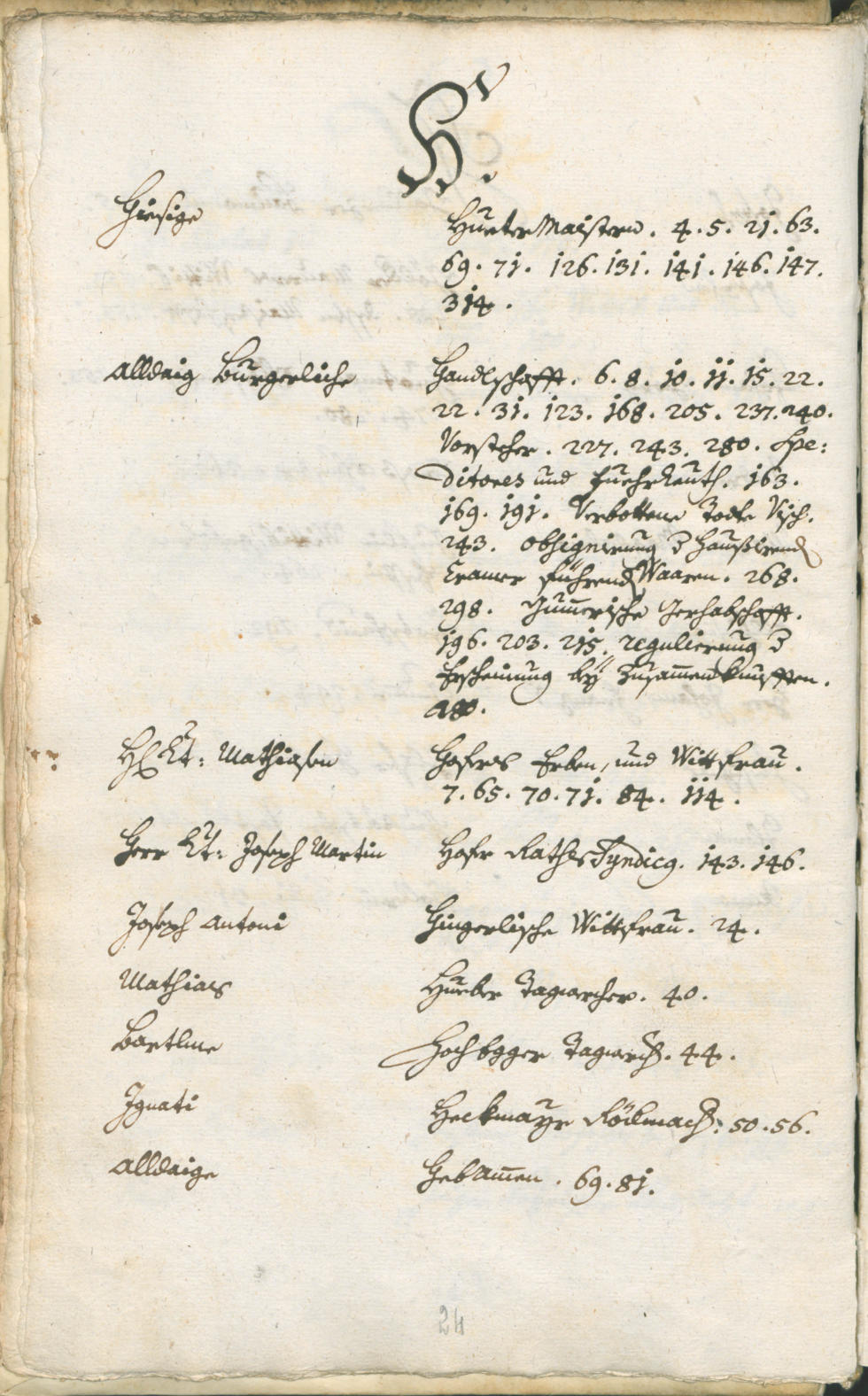 Stadtarchiv Bozen - BOhisto Ratsprotokoll 1753/56 
