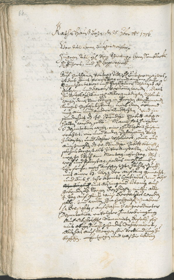 Archivio Storico della Città di Bolzano - BOhisto protocollo consiliare 1756/59 