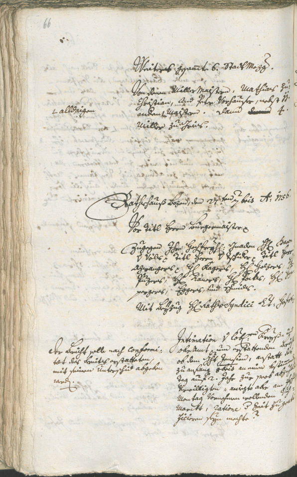 Civic Archives of Bozen-Bolzano - BOhisto Ratsprotokoll 1756/59 