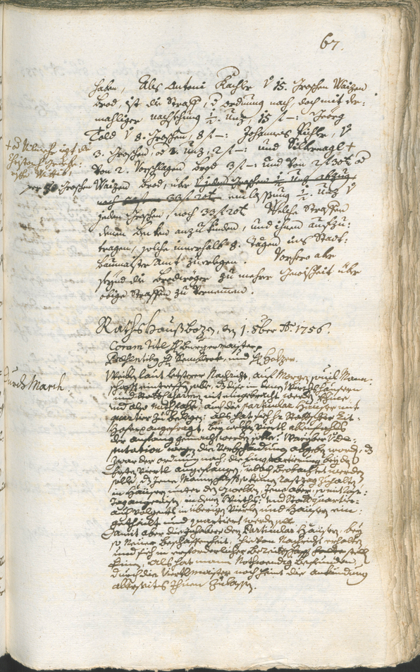 Civic Archives of Bozen-Bolzano - BOhisto Ratsprotokoll 1756/59 