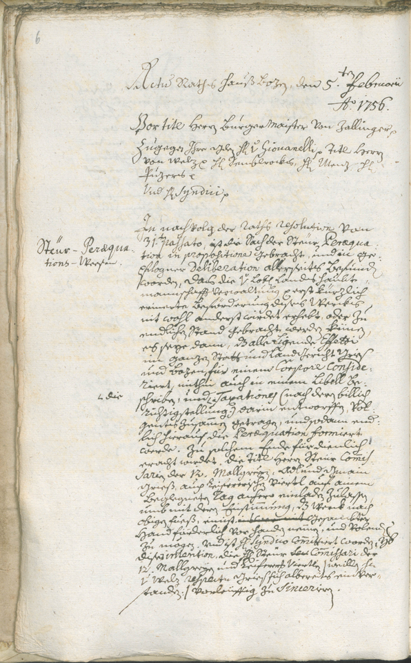 Archivio Storico della Città di Bolzano - BOhisto protocollo consiliare 1756/59 